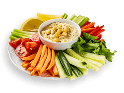 Vegetable & Dip (Options Dip - Ranch / Hummus)